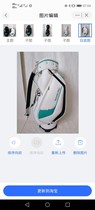 golf Bag Mens golf standard bag black and white golf bag