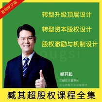 Zang Qichaos complete video (equity incentive strategic partnership design sales contract toolkit)