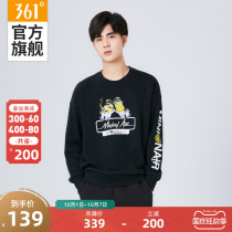 361 sweater mens 2021 autumn new pullover top warm loose long sleeve mens round neck sports coat