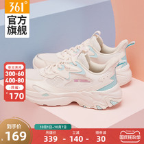 361 womens shoes sneakers 2021 Autumn New 361 Degree casual shoes shoes Joker light dad shoes girls