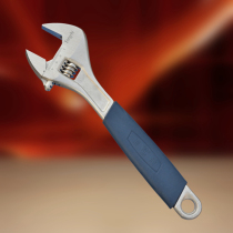 Tongchi movable wrench chrome vanadium steel plastic sleeve handle movable nozzle wrench open adjustment wrench
