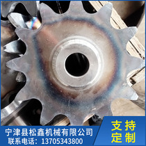 Stainless steel sprocket 08B10A12A16A single and double row industrial drive sprocket can be customized precision roller sprocket