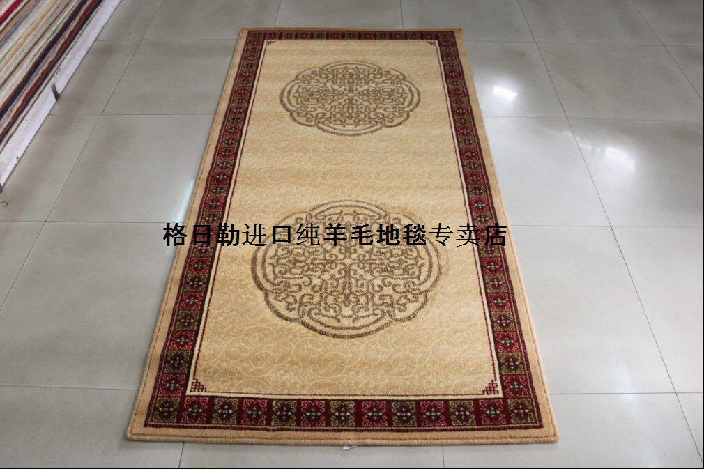 Mongolian pure wool carpet three-dimensional hand-cut beautiful pattern bedside corridor 1 x 2 meters 