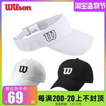 Wilson Wilson empty top hat Mens and womens summer shade outdoor sports cap quick-drying no-top hat Tennis cap