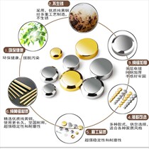 Bright gold bevel brass mirror nail Yak support plate nail billboard decorative cover nail bathroom mirror fixing nail screw
