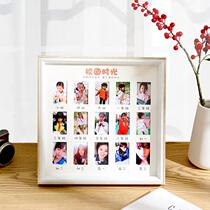 Campus Time Photo Frame Pendulum Table Creative Composition Certificate Photos Childrens Baby Growth Record Wedding Memorial Album