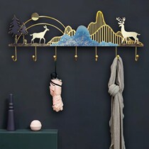 Entrance Door Wall Creativity Decorative Clothing Key Hooks Genguan Modern Iron Art Wall-mounted Cloak Containing Rack Crochet Hook