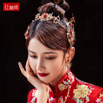 Chinese Bride Xiuhe Headdress Phoenix Crown Atmosphere Xiuhe Clothing Red Jewelry Wedding 2020 New Show and Hair Accessories Female
