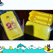 McDonalds Bear Park childrens soup spoon fork spoon tableware combination Home toys high temperature resistant microwave oven