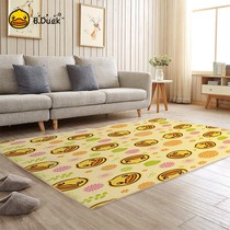 B Duck small yellow Duck crawling mat baby toy XPE crawling blanket home living room thickened splicing folding mat