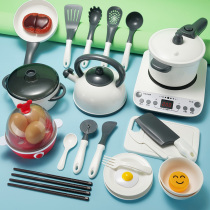Childrens house toys kitchen children cooking simulation cooking cooking kitchen utensils set pot baby boys and girls toys
