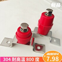Grounding bus bar galvanized stainless steel bracket insulator stainless steel bolt room grounding copper bracket