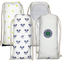 Drawstring Tennis bag Canvas bag Racket bag Protective cover Tennis Racket bag Single pack Training accessories Children Adult