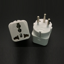 Israel travel conversion plug round embedded Israel special three-round power converter head converter converter