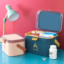 Home Charging Box Small Portable Hand Medicine Case Home Multilayer Emergency Kit Large Capacity Emergency Containing Case