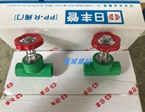 Foshan Rifeng pipe ppr water pipe fittings globe valve valve pure copper green hot melt pipe fittings