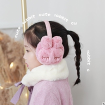 6-12 years old children plush earmuffs Korean version of autumn and winter children warm earrings girl cute girl ears