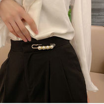 Trouser waist pin waist change small artifact fixed trouser waist overalls skirt waist anti-light brooch female pin