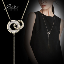 Sweater chain long 2021 New Tide Joker autumn and winter high-grade atmospheric clothes pendant accessories women necklace accessories