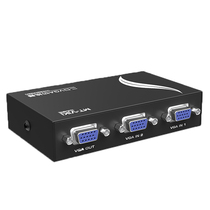 Maxtor dimension moment MT-15-2CF 2-port manual vga switcher Two hosts connected to 1 display