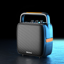 Bluetooth audio shop special subwoofer box home double speaker small portable New Wireless Outdoor square dance WeChat collection ksong mini car portable U disk small player