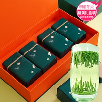 Guizhou Meitan Cui Bud Extra Fragrant Bird Tongue Tea 2021 New Tea Bird Tongue Green Tea Tea Top Gift Box 500g