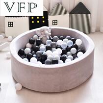 ins children ocean ball pool baby boo ball indoor game fence play toy decoration color Net red ball