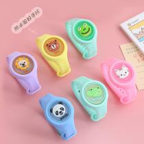 cartoon mosquito repellent bracelet new glitter plant essence watch stall explosions summer mosquito outdoor bracelet