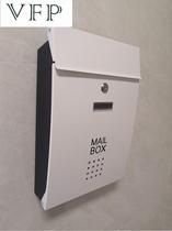 High-grade iron European letter box mailbox opinion box outdoor wall Wall rainproof and waterproof