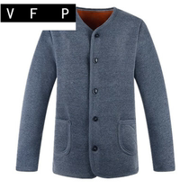  Good middle-aged and elderly warm underwear female kinder Grandpa men winter thickened with velvety old mans cardiff warm