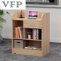 Multi-layer board podium Teacher podium Solid wood multimedia podium Welcome desk School classroom teacher podium table