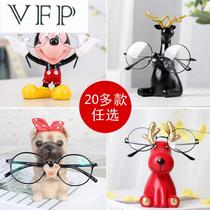 Creative cute glasses display shelf decorative display props Desktop glasses storage bracket Glasses shelf ornaments