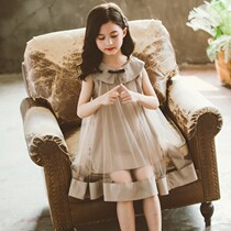 Girls dress dress 2022 new children summer clothing online dress Dresses CUHK Trendy Ocean Fluffy Skirt Princess Dress