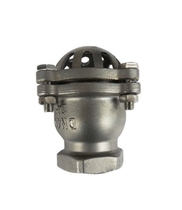 201 304 stainless steel thread bottom valve H12W lift type check valve water pump suction bottom valve shower head