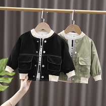 Boys coat spring and autumn models 2021 new childrens clothing baby Autumn Childrens jacket childrens autumn coat thin tide
