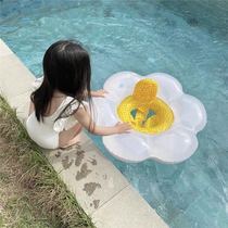 ins Korean children cute baby flower seat ring anti-rollover swimming ring 1-3-5 years old children swimming tools