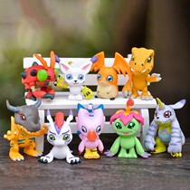 Digimon hand-made blind box Japanese anime peripheral doll model toy Cute cartoon animal desktop decoration