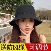 2021 New hat female spring and autumn thin fishermans hat UV-proof summer sun hat sunscreen sun hat