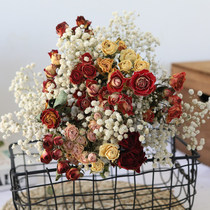 Gypsophila multi-headed rose flowers really dried flowers bouquet living room home decoration ornaments mix and match