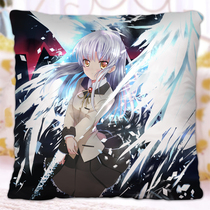 (Send pillow core) Angel Lihua play anime surrounding pillow AngelBeats male cushion custom pillow