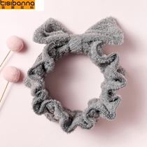 Net red hair bundle wash face bow tie hair hoop women go out women simple Korean hair band fairy Mori Super fairy