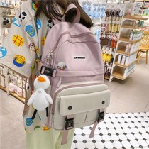 Five or six Grade Girl backpack female summer travel backpack large capacity college students junior high school students schoolbag