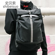 Backpack mens student outdoor backpack Mens fashion trend backpack Backpack Shoulder bag Water repellent large capacity travel bag