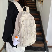 Schoolbag female Korean version of Harajuku high school junior high school students backpack ins leisure large capacity backpack