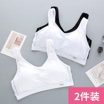 Girls Bra Student Development Small Vest Junior High School High School Students Pure Cotton Thin Big Children Without Steel Circle Sports Underwear