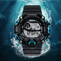 Electronic Watch Boys Sports Waterproof Anti-Fall Junior High School Student Trend High School Boys Elementary School Kids Young Children