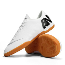 Mens indoor flat childrens bull tendon football shoes broken nails students wear-resistant training shoes artificial grass sneakers