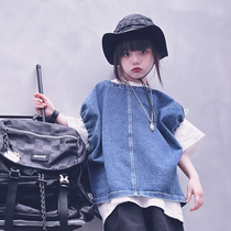 Cold bridesmaids customised men and women children washed cowboys waistcoat loose polo 100 hitch for a vest blouse with a child