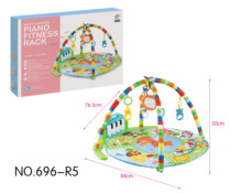 Multifunctional baby fitness pedal piano 0-3 years old baby fitness crawling mat can be used to climb and play