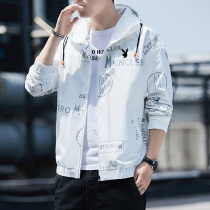 Playboy mens coat spring and autumn versatile handsome trend brand casual jacket teen trend spring top